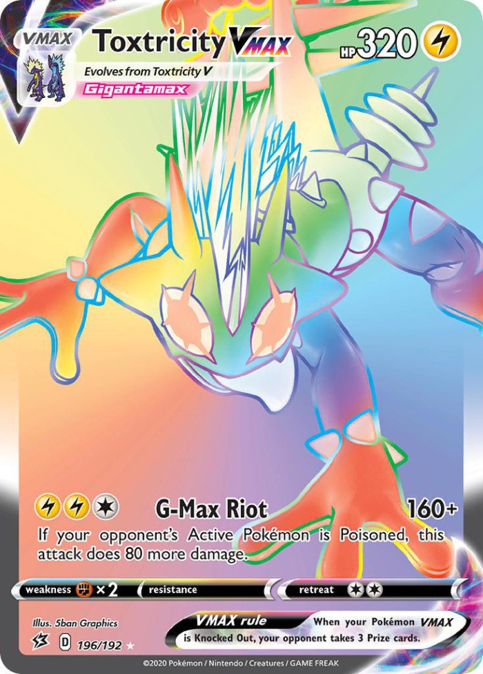 Carte Pokémon: Toxtricity VMAX [Salarsen VMAX]