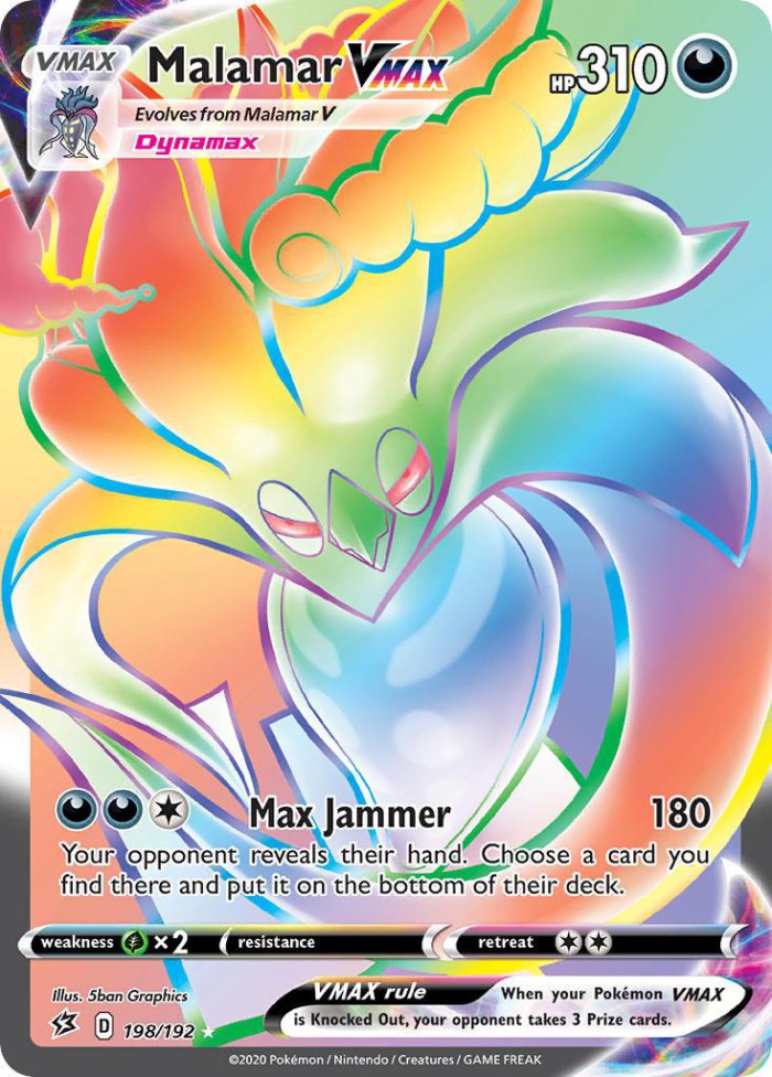 Carte Pokémon: Malamar VMAX [Sepiatroce VMAX]