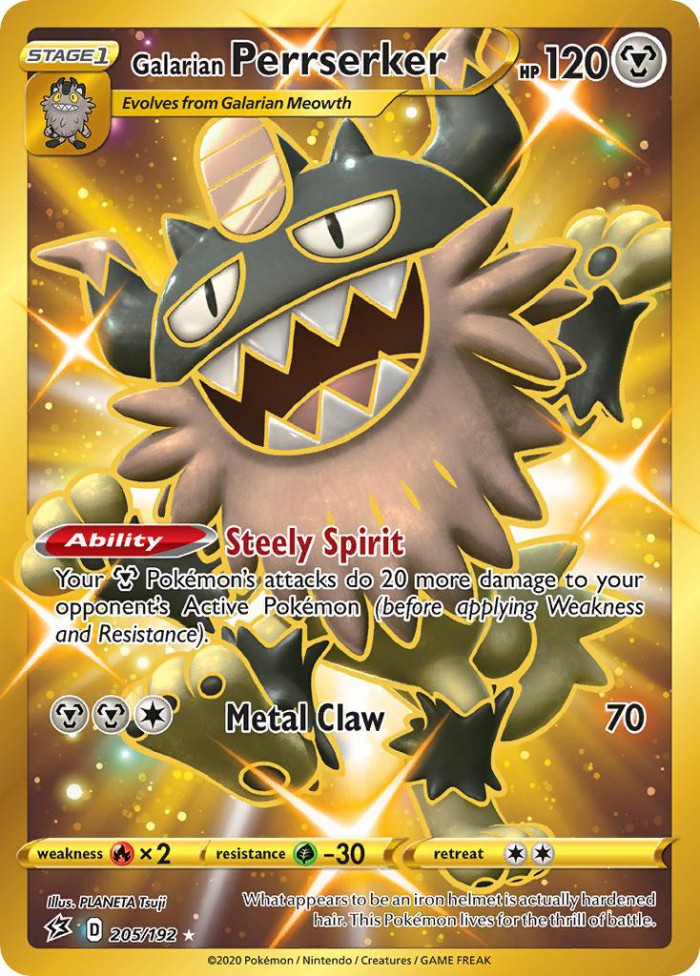 Carte Pokémon: Galarian Perrserker [Berserkatt de Galar]