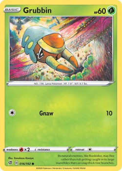 Carte Pokémon: Grubbin