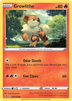 Carte Pokémon: Growlithe