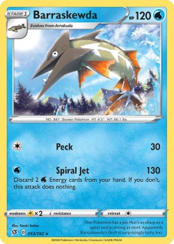 Carte Pokémon: Barraskewda