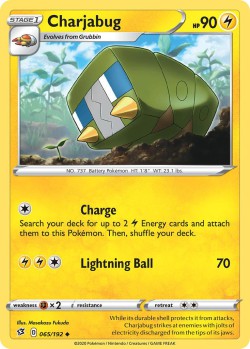 Carte Pokémon: Charjabug