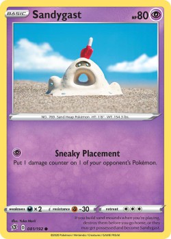 Carte Pokémon: Sandygast