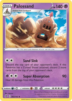 Carte Pokémon: Palossand