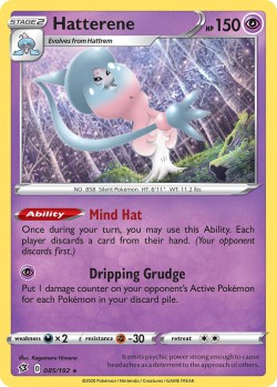 Carte Pokémon: Hatterene