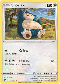 Carte Pokémon: Snorlax