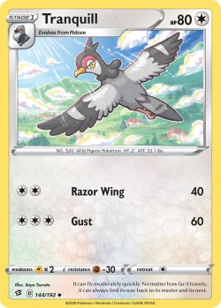 Carte Pokémon: Tranquill