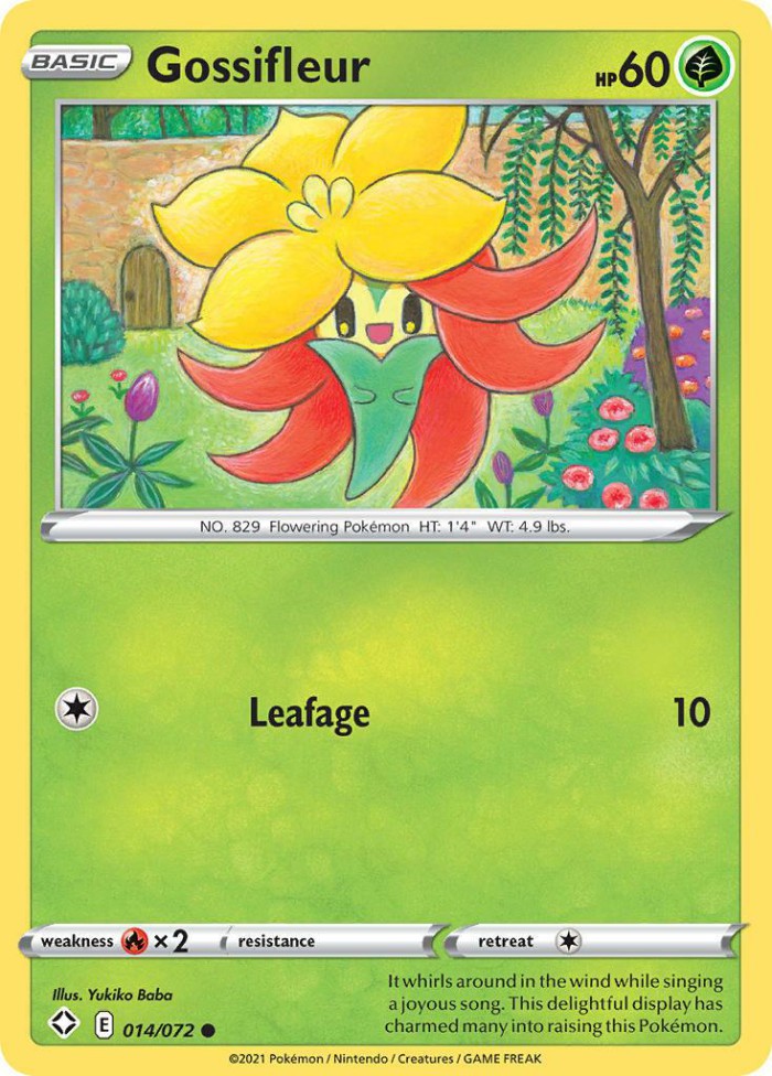 Carte Pokémon: Gossifleur [Tournicoton]