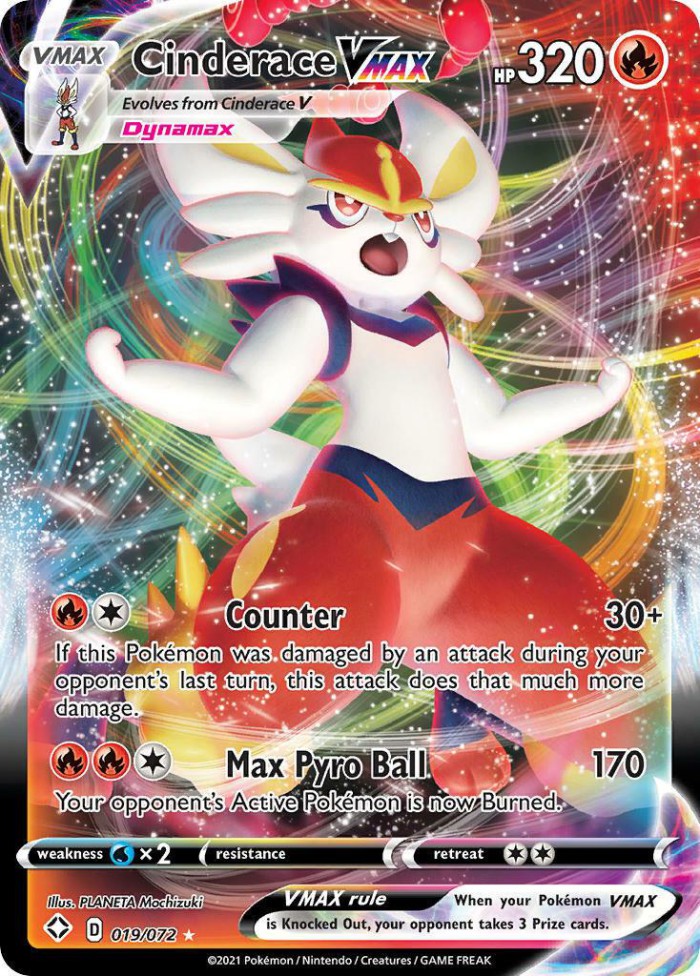 Carte Pokémon: Cinderace VMAX [Pyrobut VMAX]