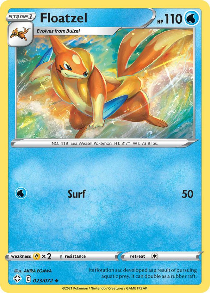 Carte Pokémon: Floatzel [Mustéflott]