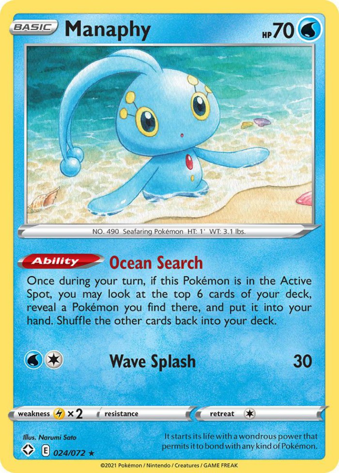 Carte Pokémon: Manaphy [Manaphy]