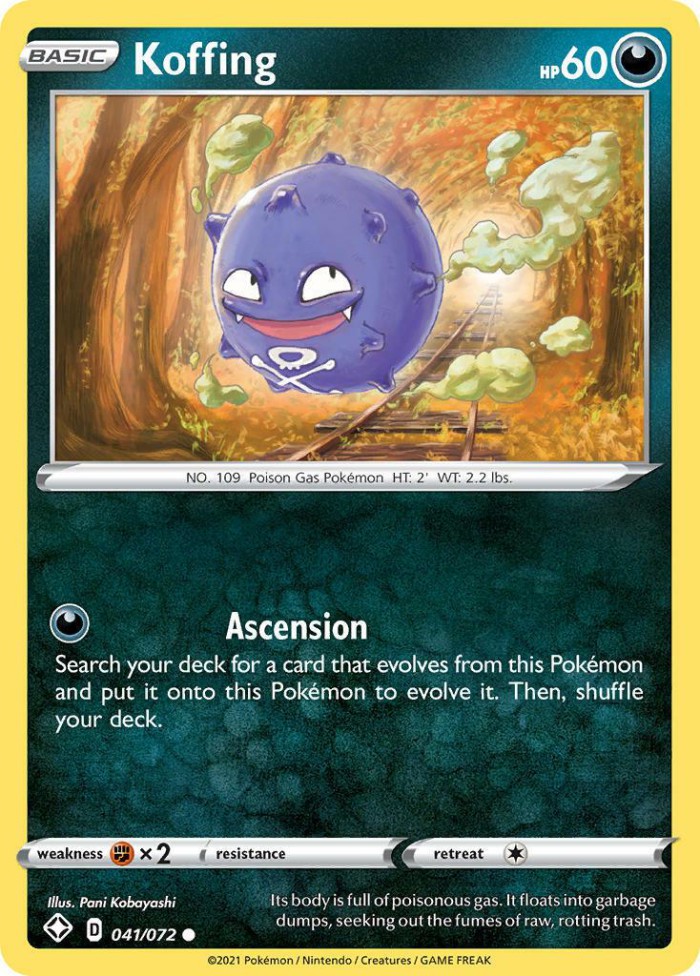 Carte Pokémon: Koffing [Smogo]