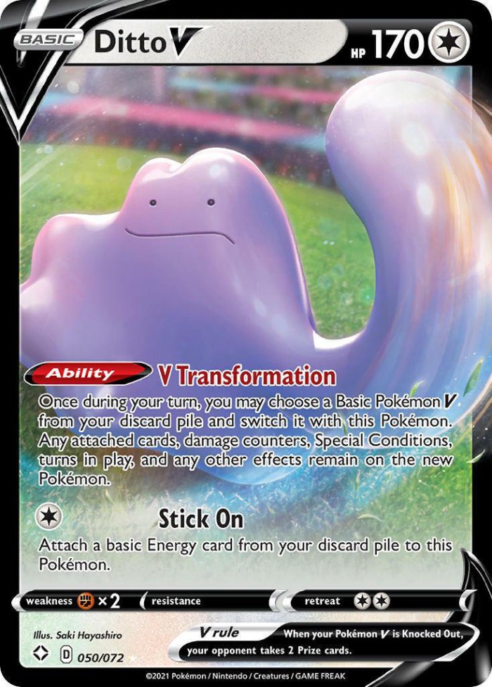 Carte Pokémon: Ditto V [Métamorph V]