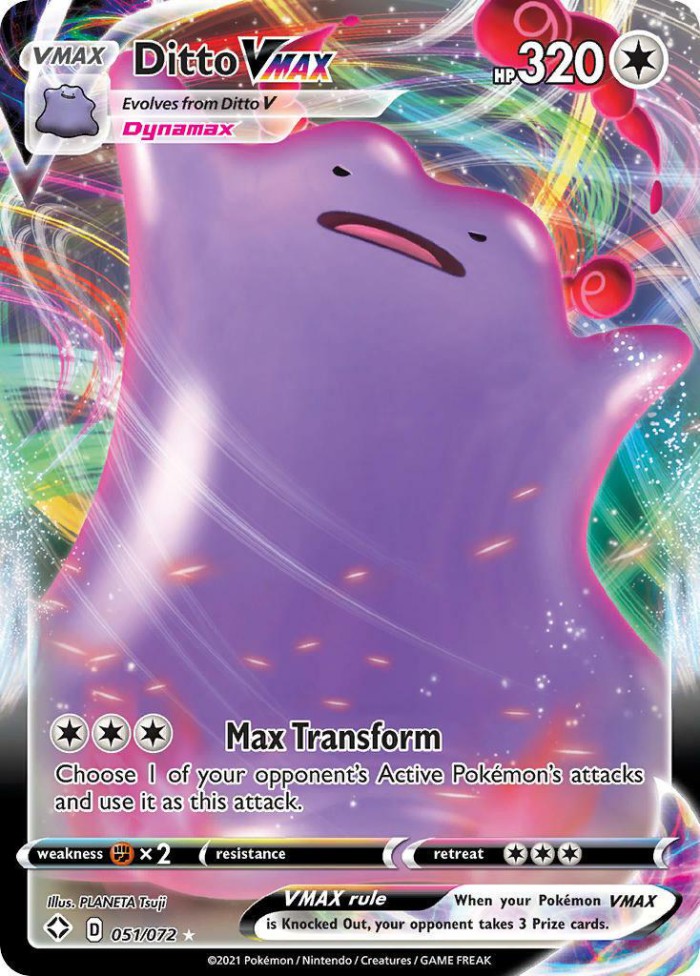 Carte Pokémon: Ditto VMAX [Métamorph VMAX]