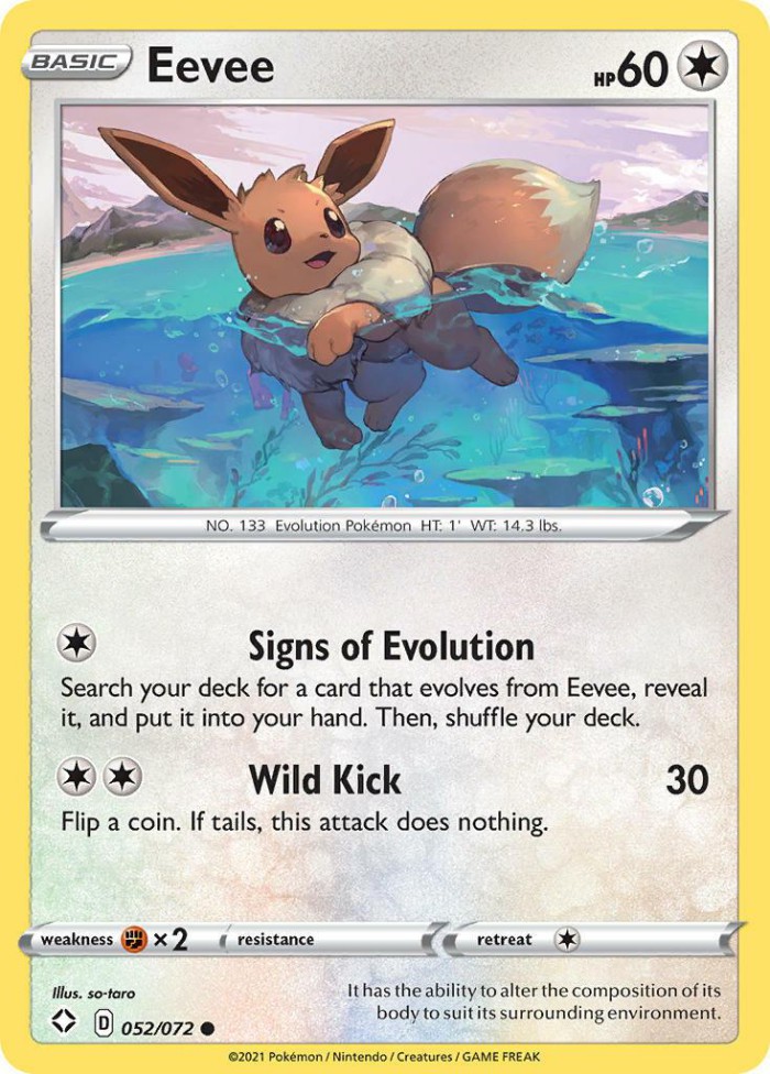 Carte Pokémon: Eevee [Évoli]