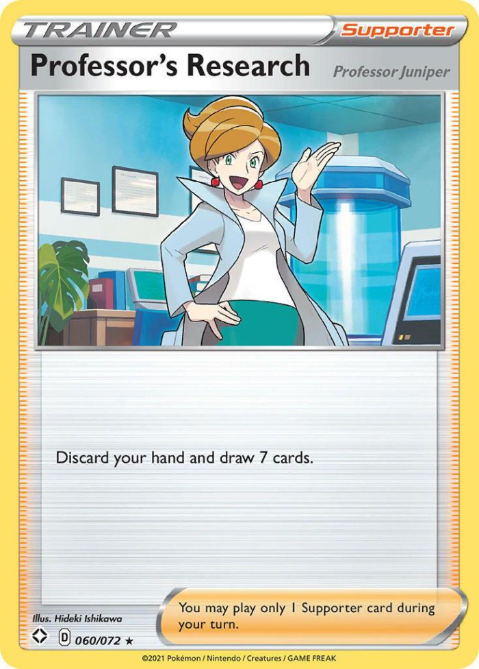 Carte Pokémon: Professor's Research [Recherches Professorales]