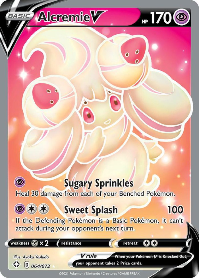 Carte Pokémon: Alcremie V [Charmilly V]