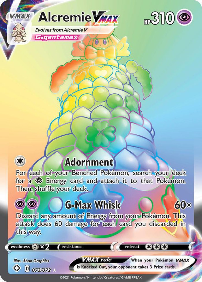 Carte Pokémon: Alcremie VMAX [Charmilly VMAX]