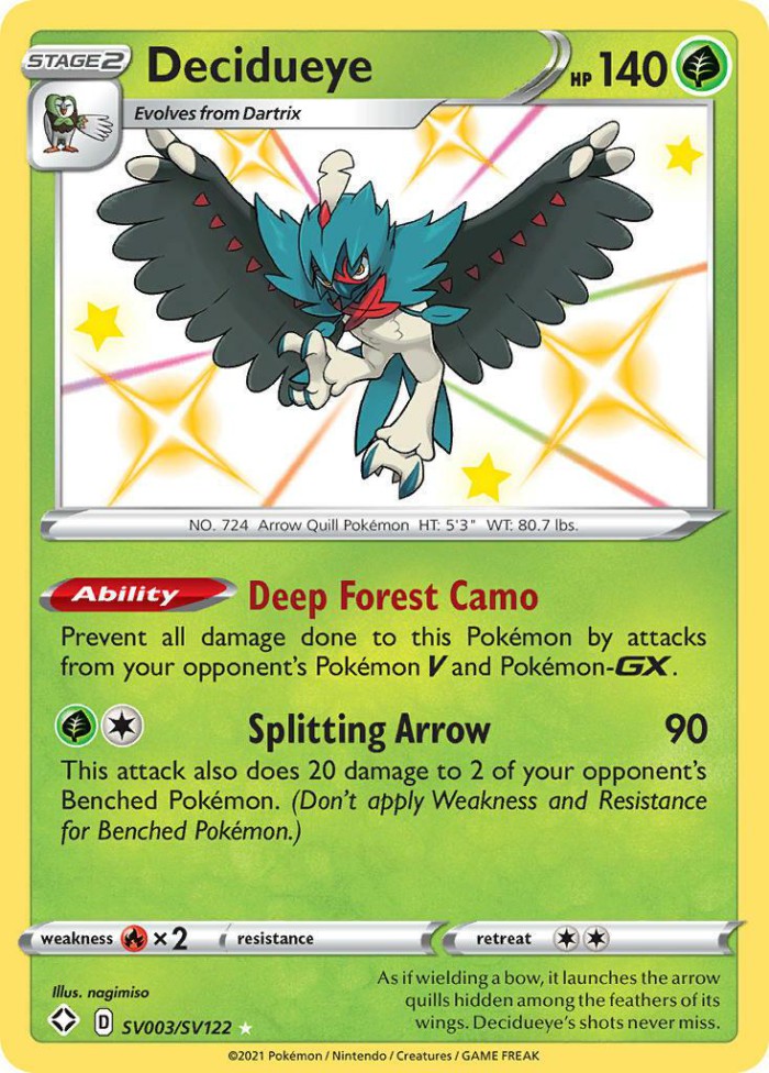 Carte Pokémon: Decidueye [Archéduc]