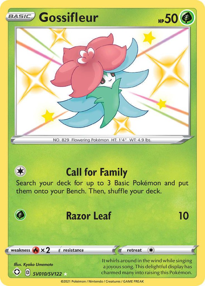 Carte Pokémon: Gossifleur [Tournicoton]