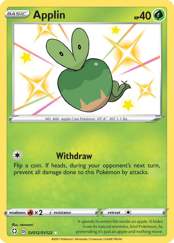 Carte Pokémon: Applin [Verpom]