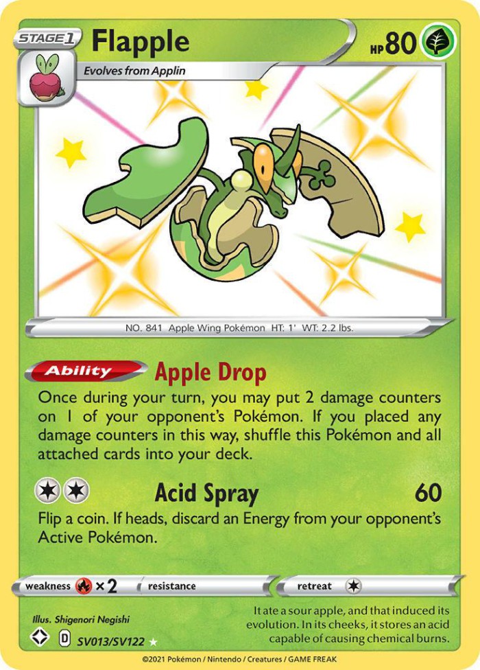 Carte Pokémon: Flapple [Pomdrapi]