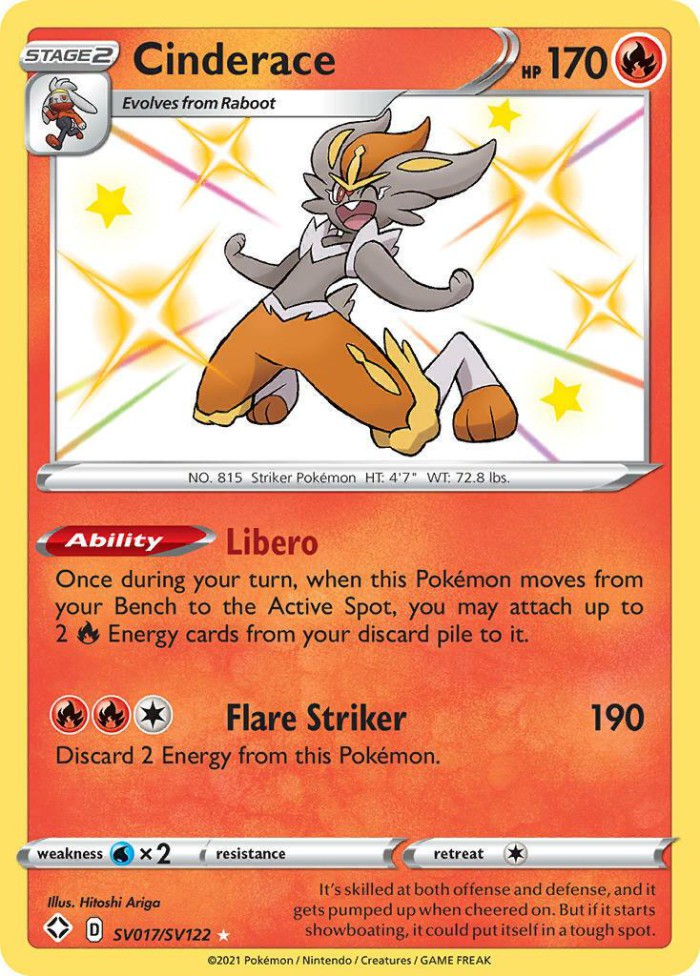 Carte Pokémon: Cinderace [Pyrobut]