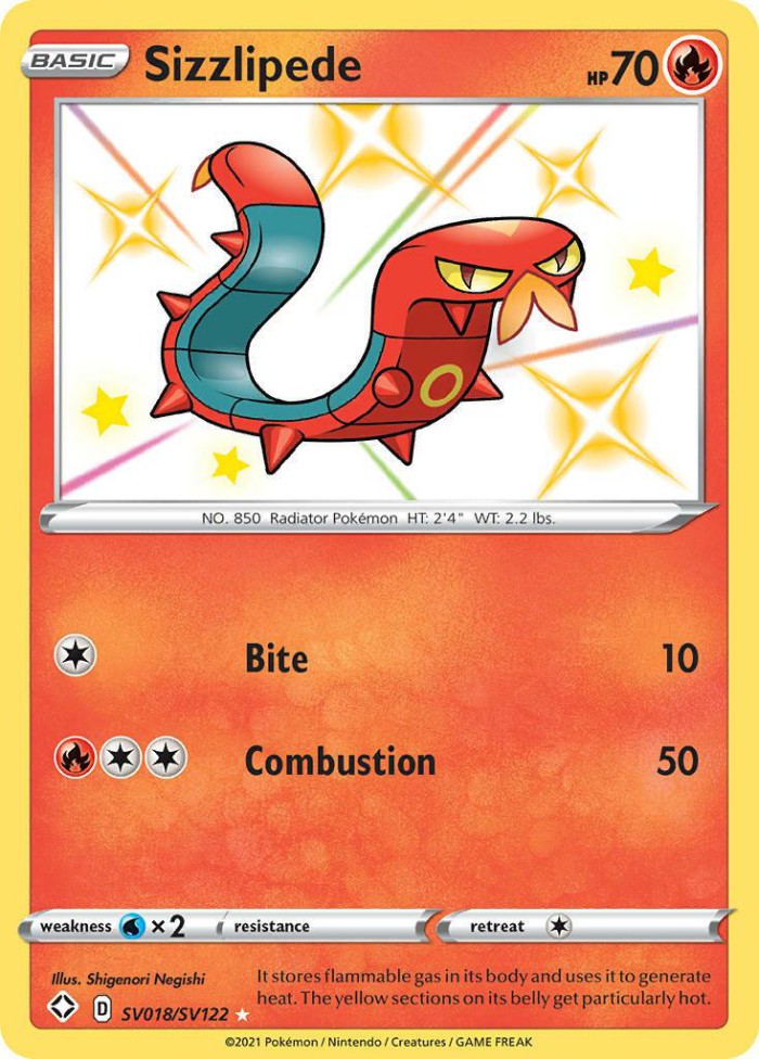 Carte Pokémon: Sizzlipede [Grillepattes]