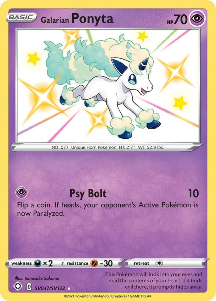 Carte Pokémon: Galarian Ponyta [Ponyta de Galar]