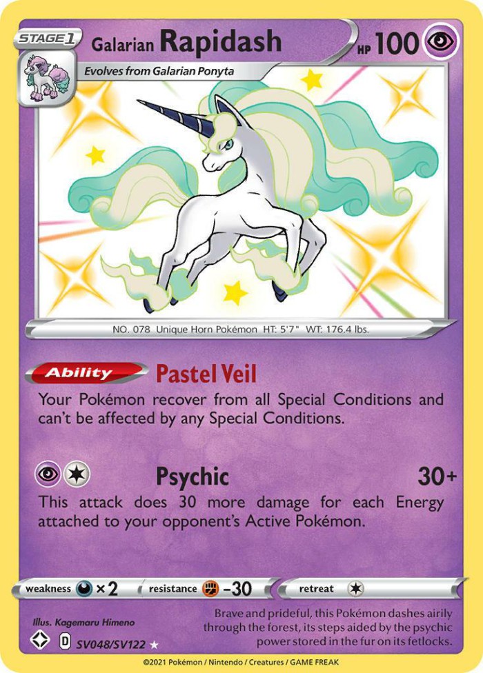 Carte Pokémon: Galarian Rapidash [Galopa de Galar]