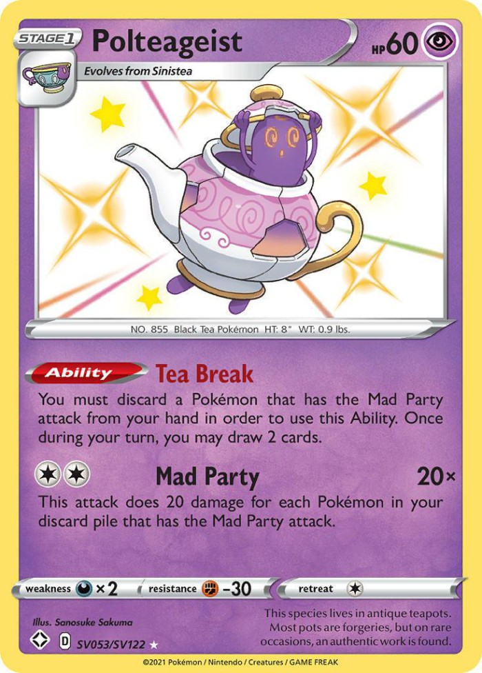 Carte Pokémon: Polteageist [Polthégeist]