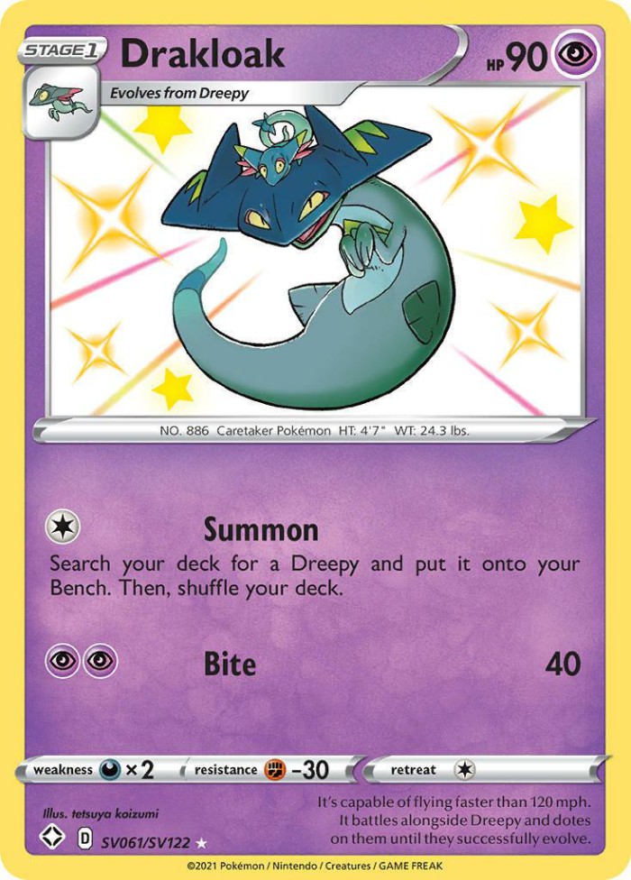 Carte Pokémon: Drakloak [Dispareptil]