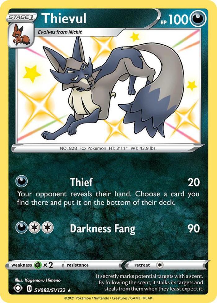 Carte Pokémon: Thievul [Roublenard]