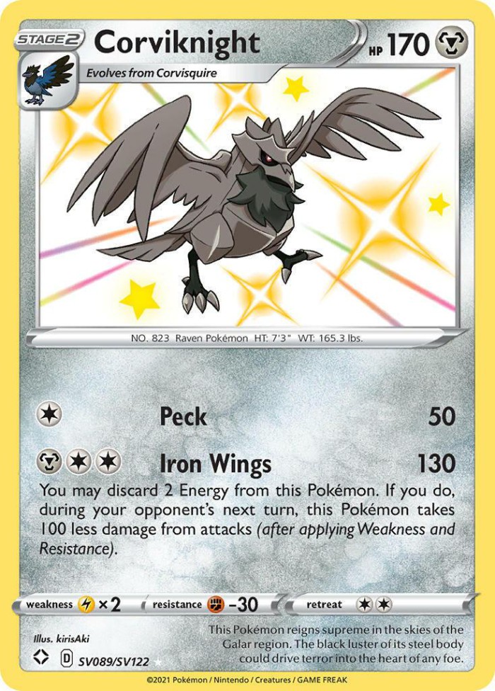 Carte Pokémon: Corviknight [Corvaillus]