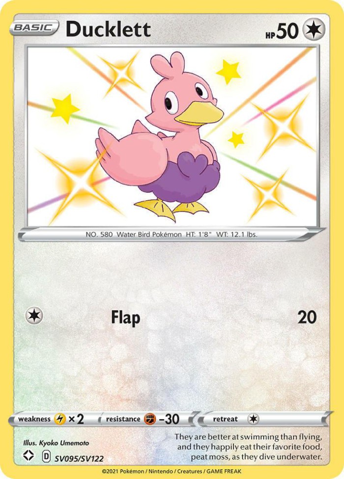 Carte Pokémon: Ducklett [Couaneton]