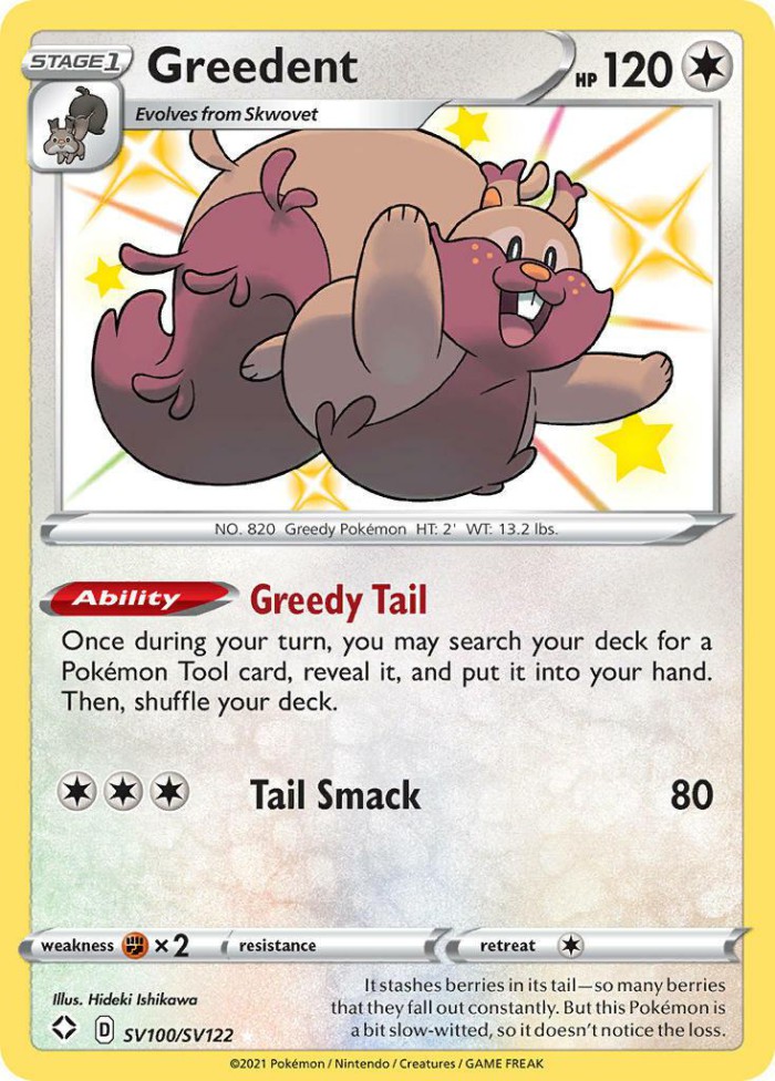 Carte Pokémon: Greedent [Rongrigou]