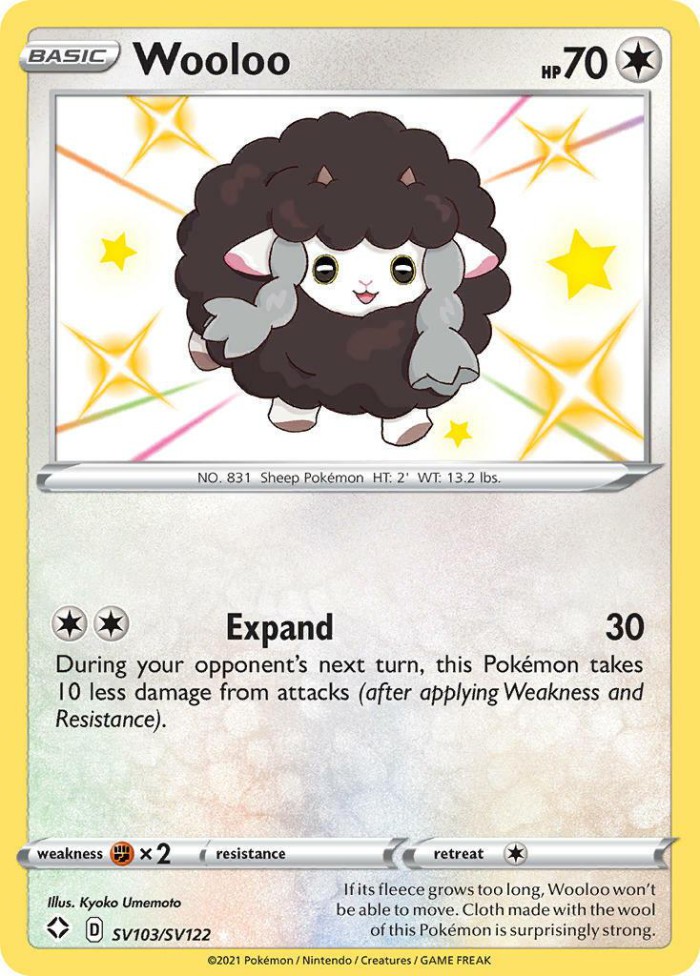 Carte Pokémon: Wooloo [Moumouton]