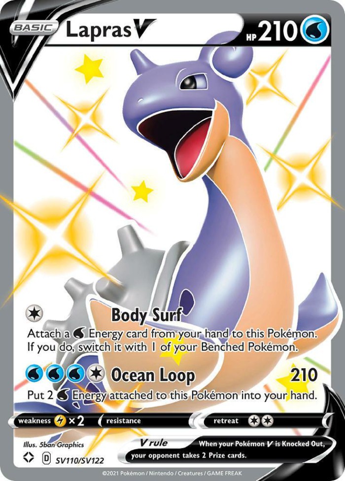 Carte Pokémon: Lapras V [Lokhlass V]