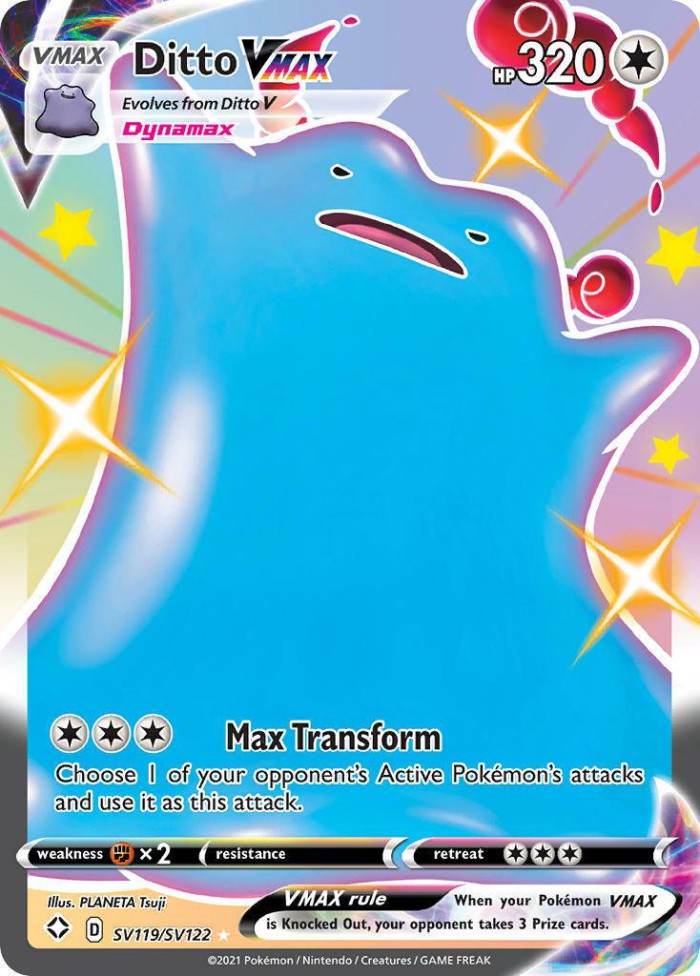 Carte Pokémon: Ditto VMAX [Métamorph VMAX]