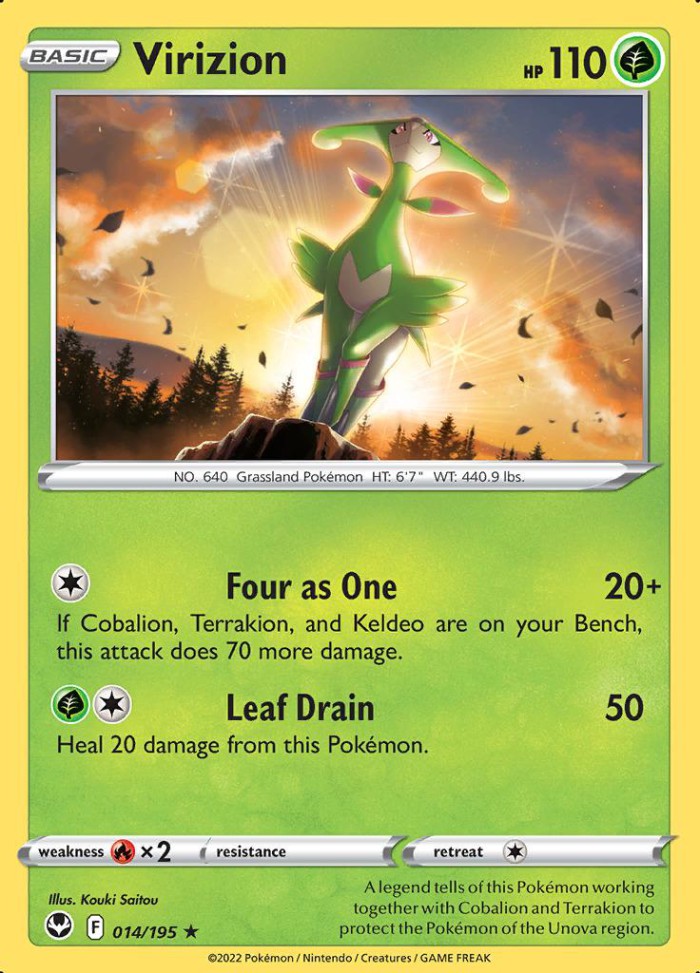 Carte Pokémon: Virizion [Viridium]