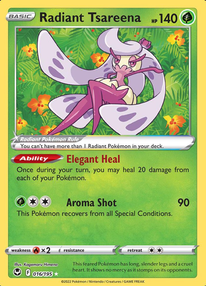 Carte Pokémon: Radiant Tsareena [Sucreine Radieux]