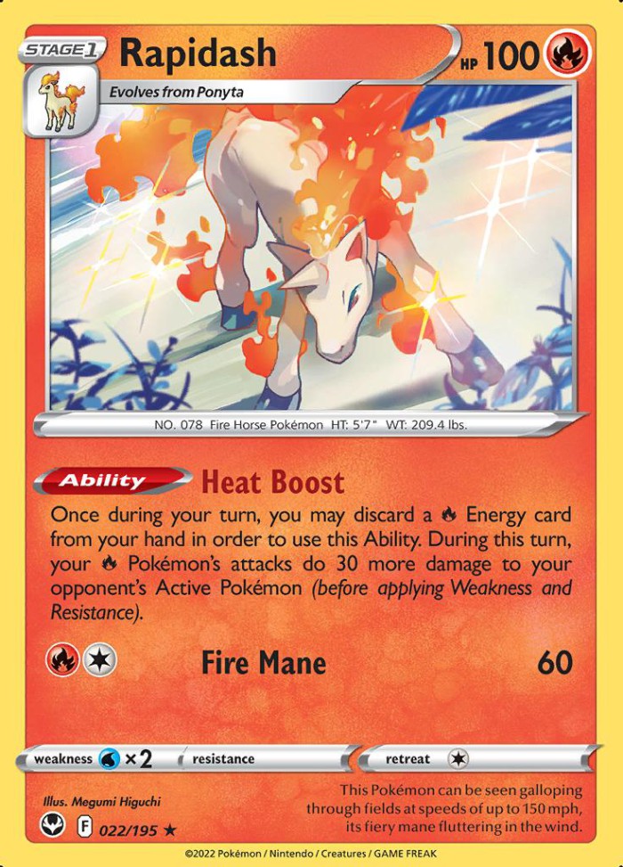 Carte Pokémon: Rapidash [Galopa]