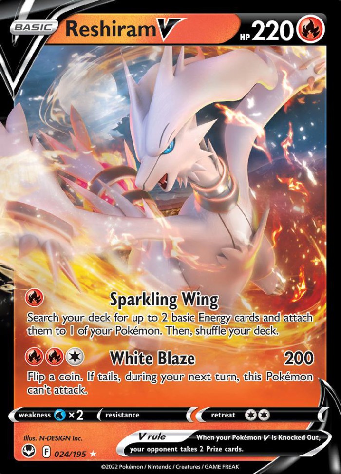 Carte Pokémon: Reshiram V [Reshiram V]