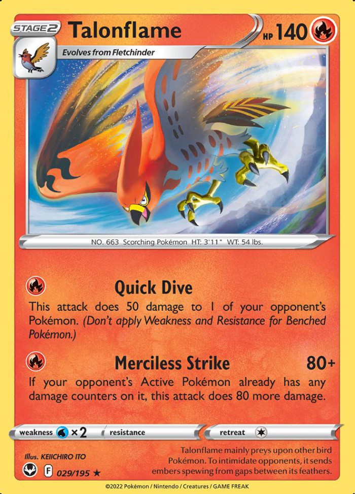 Carte Pokémon: Talonflame [Flambusard]