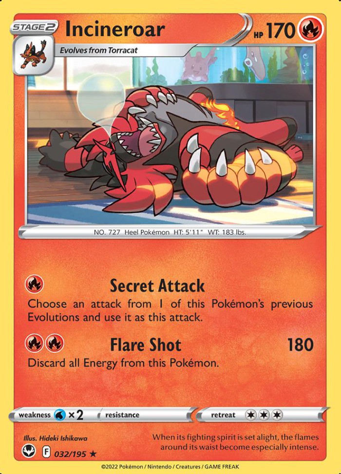 Carte Pokémon: Incineroar [Félinferno]