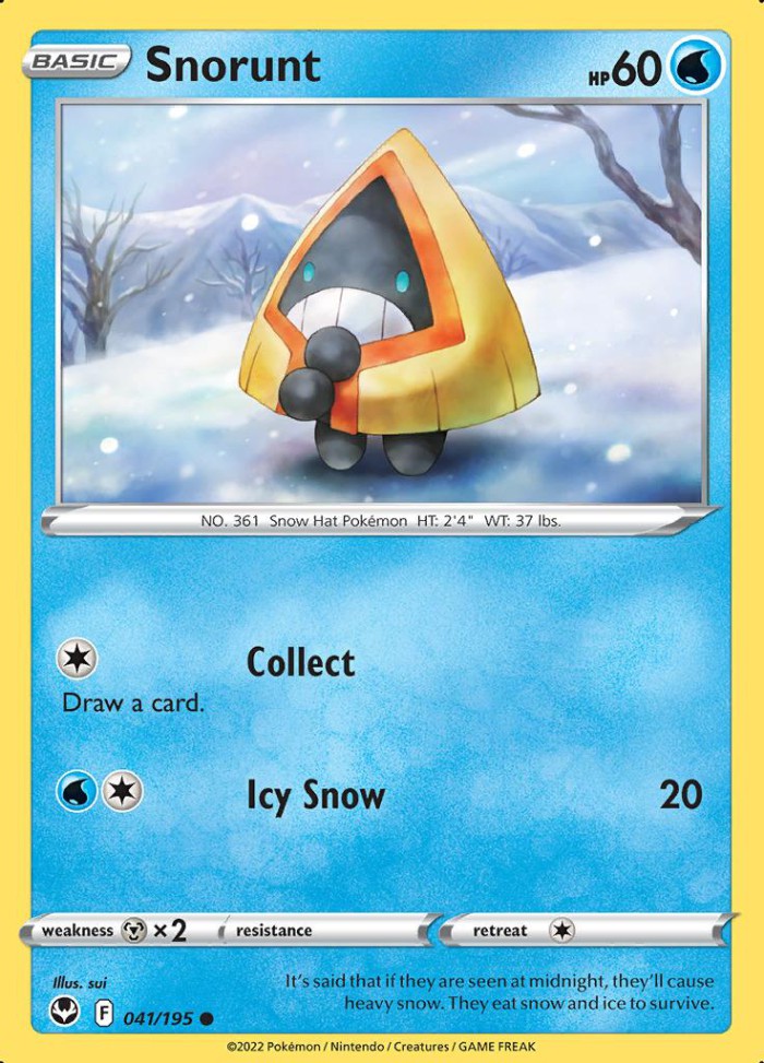 Carte Pokémon: Snorunt [Stalgamin]