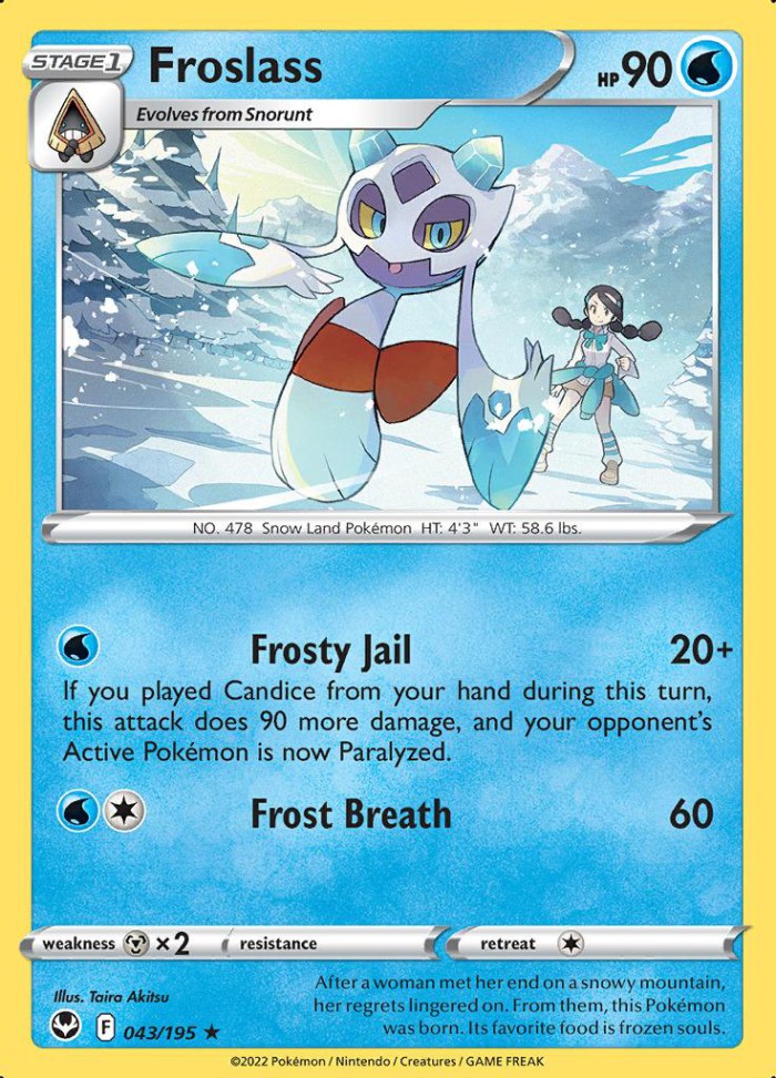 Carte Pokémon: Froslass [Momartik]