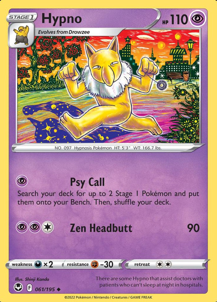 Carte Pokémon: Hypno [Hypnomade]