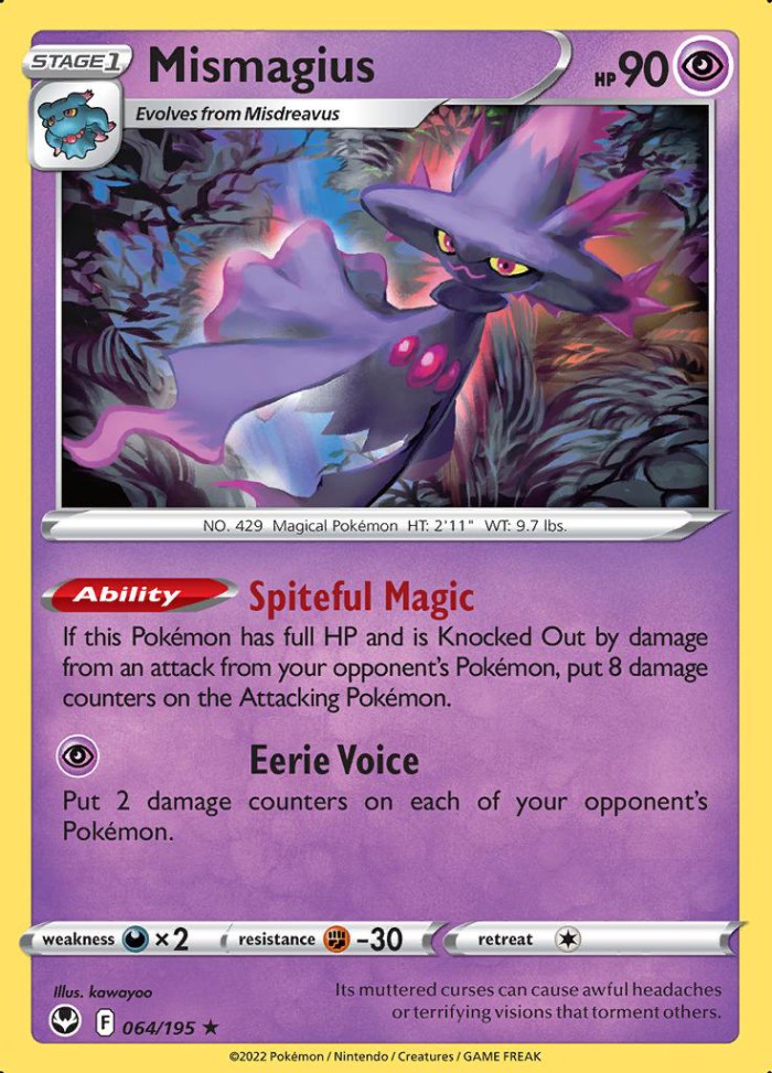 Carte Pokémon: Mismagius [Magirêve]